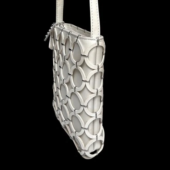 Sabina New York Leather Rings Shoulder Bag - Picture 5 of 13